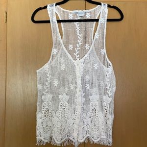 Esther Chen ladies cotton laced vest